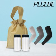 플씨드 여름 3종 복주머니 파우치 I세트 (투밴드 쿨토시+보틀 350ml)