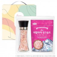 탑셰프 스텐롱핑크솔트그라인더 핑크솔트250리필(2종)트레이