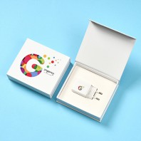 GAN 2포트 초고속 충전기 25W+자석싸바리