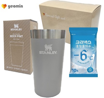 스탠리 브생건209호(스탠리 파인트컵473ml+크리넥스쿨링물티슈)