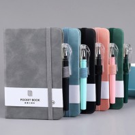 포켓 밴드형 다이어리 볼펜세트 K2638