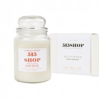 515샵 컬러 테라피 대용량 캔들 라임바질 625ml