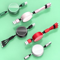 로페리아 3IN1 3A 멀티고속 충전 1.1M 멀티 케이블(0220905)