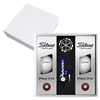 타이틀리스트 PRO V1x 6구 볼마커칩 자석티 고급 싸바리케이스