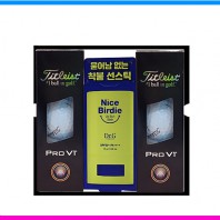 타이틀리스트 pro v1 6구 닥터지 (Dr.G) 선스틱 선물세트 (3pc)