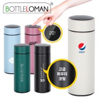 [보틀로만] 뉴 LED온도계 텀블러 350ml