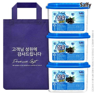 (부직포가방)사피 참숯제습제3P(3종)