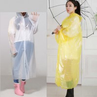컬러풀 일회용 우의 우비(성인용/아동용)