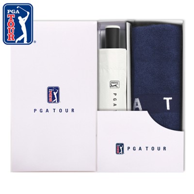 PGA 3단수동 암막 우양산+130g면사타올세트