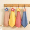 제이엘 플라워 고리수건 핸드타올 30*30cm
