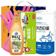 고무장갑32cm 참그린매실300용기 크린백 키친타올(4종)중