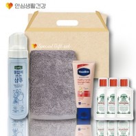 돌봄케어102호(디펜드샴푸+국산타올170g+바세린핸드크림+유시몰가글)