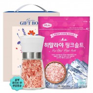 탑셰프 핑크솔트그라인더 핑크솔트250리필(2종)종이케이스