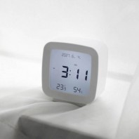 CJ562 에코라이프 스퀘어 좋은 아침 알람 LED 탁상시계