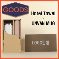 뱀부170타월+어반스텐머그컵1P-굿즈용세트
