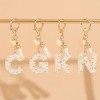 로페리아 레진 레터 펜던트 태슬 참 장식 키링 악세서리(0216983)