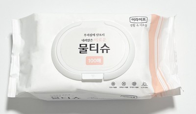 롯데 이라이프 이로운 물티슈 100매