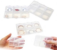 [6칸 휴대용 알약통]요일알약통/개별보관/인쇄가능/개별OPP포장