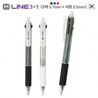 M-라인 3+1 멀티펜(3색+샤프)