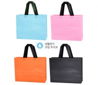 [코팅부직포 중사이즈]사이즈30cm*26cm*10cm/4가지색상/인쇄가능
