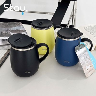 스테이24 코지 이중진공 뚜껑 핸드머그 460ml