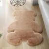 에코라이프 곰 모양 바닥 매트 미끄럼 방지 매트(75*105CM) CC269