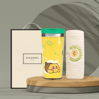 시즈넬 선물세트 카카오 모달30수타올(1개)+카카오그래픽텀블러
