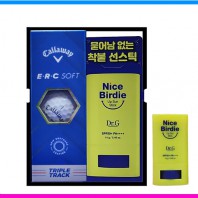 캘러웨이 erc soft 트리플트랙 3구 닥터지 (Dr.G) 선스틱 선물세트 (3pc)