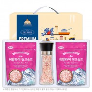 탑셰프 스텐롱핑크솔트그라인더 핑크솔트250리필2P(3종)트레이
