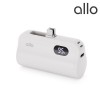 알로코리아 502DPD 도킹형 2in1 고속충전 보조배터리 C타입 8핀 일체형 5000mAh