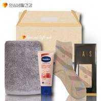 돌봄케어113호(닥스양말+국산타올170g+바세린 핸드크림)