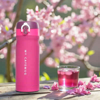 헨느 마이카페 원터치 보온보냉머그 텀블러 350ml