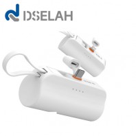 desleah 디셀라 5000mAh 2in1 PD20W 고속미니 도킹형 보조배터리 1P