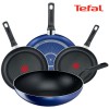 테팔 팬&냄비 PTFE 미드나잇 블루 4종세트 (프라이팬 24cm + 26cm + 28cm + 볶음팬 28cm)
