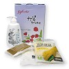 아름다운 주방세제  500ml +면코팅고무장갑 + 니트릴장갑 10매 + 친환경 코코넛수세미 (케이스 이미지 변경 가능)