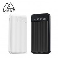 메이크 make 거치가능 대용량 LCD 보조배터리 20000mAh