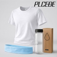 플씨드 브리즈핏 에어 쿨 반팔 티셔츠 + 스포츠 핏 쿨 헤어밴드 + 보틀 350ml 3종 세트