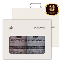 송월 카운테스마라 클래스 210g 세면타월 2매세트