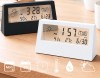 북유럽 모던글라스 시계 온도계 습도계 달력 탁상시계 책상시계 알람시계