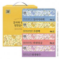 빨아쓰는위생행주 위생장갑 크린백 컬러지퍼백 4종세트