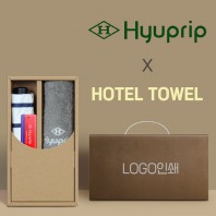 협립3단 스트라이프 수동우산 +협립호텔코마170타월-세트