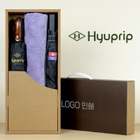 협립 2단 엠보 바이어스 자동우산 +협립 3단 70 완전자동우산 and 협립호텔코마170타월-세트