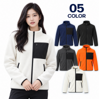 겨울 방한 양털 뽀글이 반목 후리스 폴라폴리스 자켓 점퍼 (S-5XL)