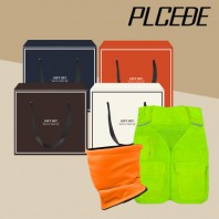 플씨드 핫팩 조끼 + 형광 안전 넥워머 2종 세트