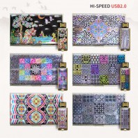 빛나 K-ART 시리즈 자개 2종세트 (명함케이스+USB메모리 2.0 4GB~128GB) 6종 이미지