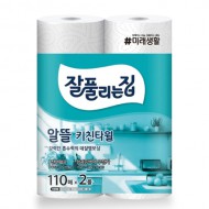 미래생활 잘풀리는집 키친타올 110매x2롤(번들포장)