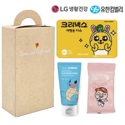 브생건80호(카카오미용티슈+LG클렌징폼+카카오수앤수물티슈)