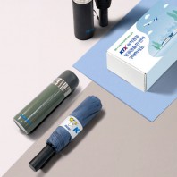라이프스타일 50호 (기라로쉬 3단 빅 암막 전자동 우산+스탠리 고진공 슬림보틀 텀블러 473ml)
