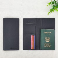 블랙사피아노장여권지갑(철망)
