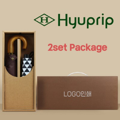 협립 3단60 곡자 슈퍼 엔티크 초고밀도 완전자동 우양산 +협립3단미니스타앵글수동우양산-세트